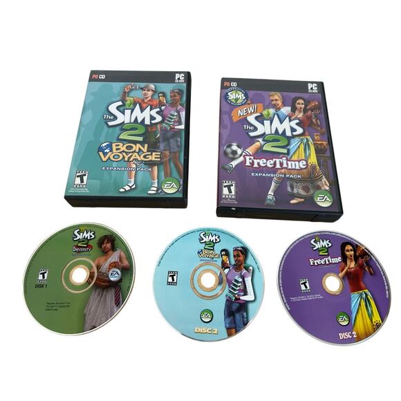 EA Other - The Sims 2 Assorted Disks & Cases PC Games & Manuals